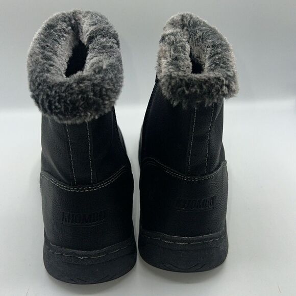 KHOMBU Black Addison Winter Bootie-10M - Picture 7 of 10